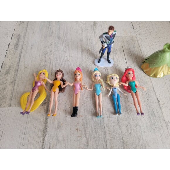 Disney variety princess elsa Ariel rapunzel toy figure set prince - Picture 2 of 6